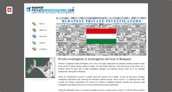 Desktop Screenshot of budapestprivateinvestigators.com